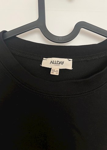 40 Beden AllDay Siyah Kadın Sweatshirt