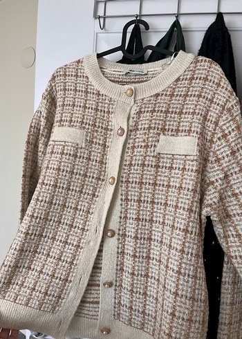 LCW Düğmeli Bej Triko Kadın Hırka - Görsel 2