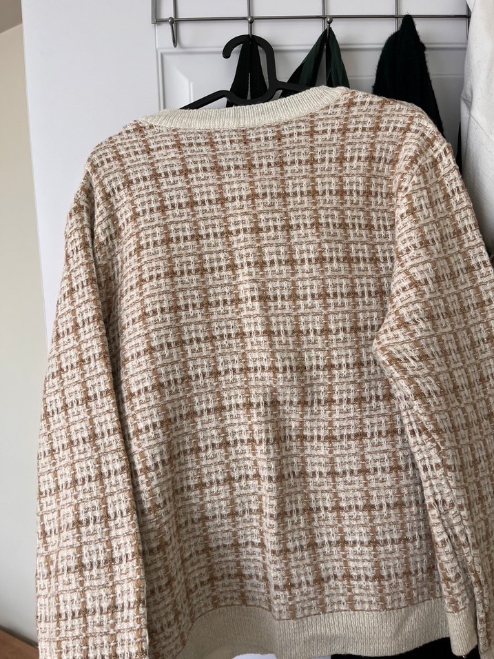 LCW Düğmeli Bej Triko Kadın Hırka - Görsel 5