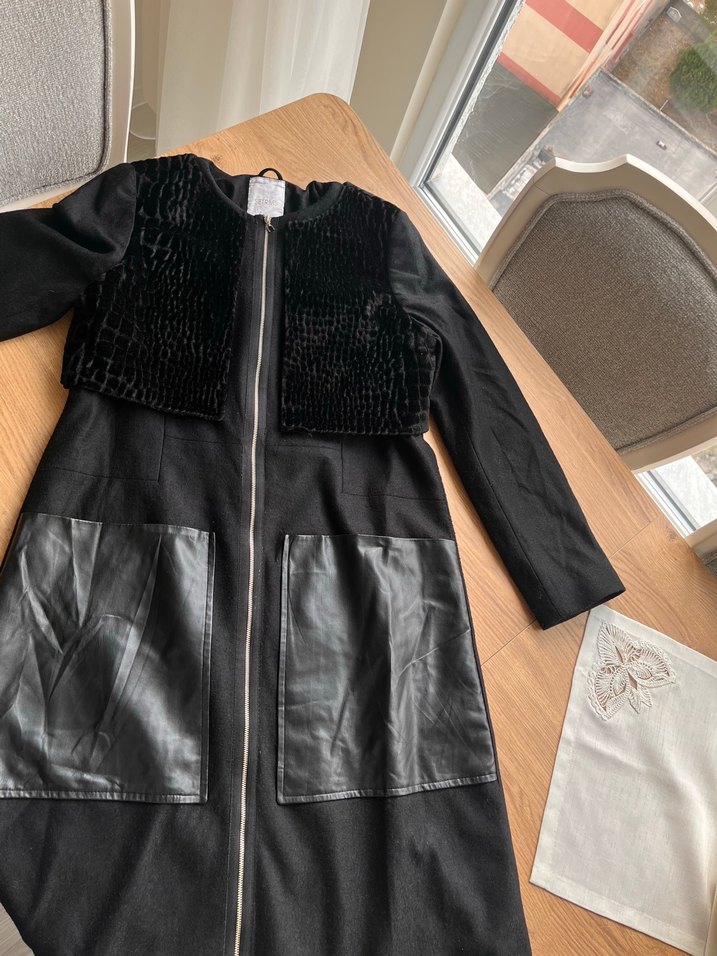 Setrems Kürk Detaylı Manto - Görsel 4