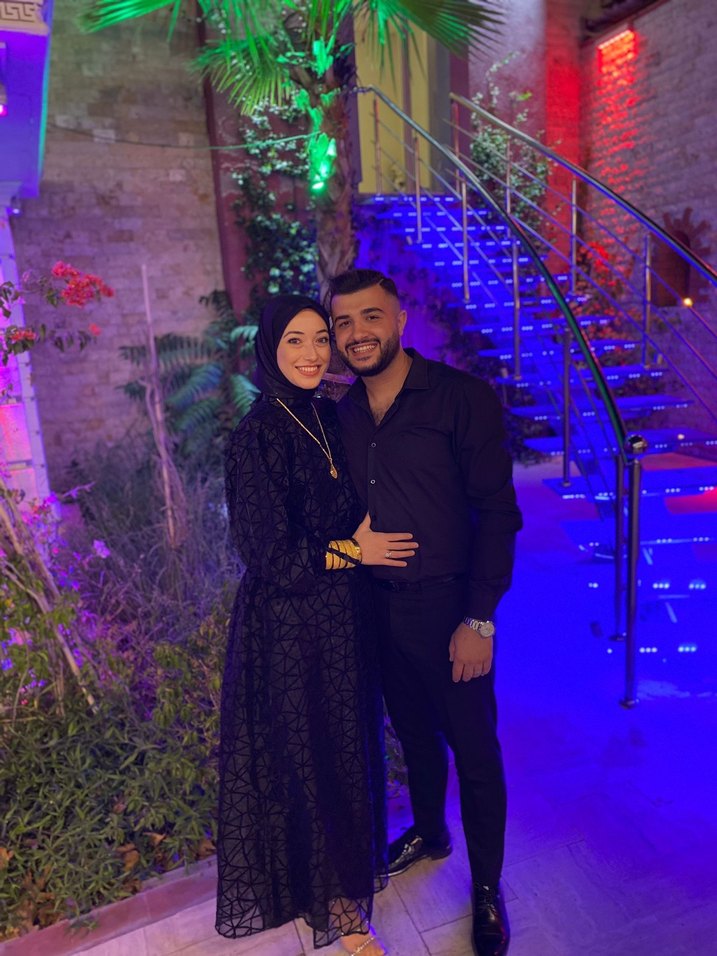 Uzun Siyah Gotik Tesettür Nişan Elbisesi - Görsel 2