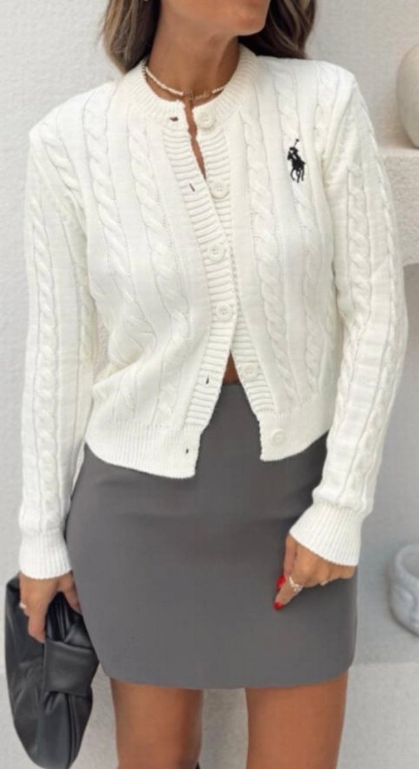 Ralph Lauren Kadın Kazak Hırka - Görsel 5