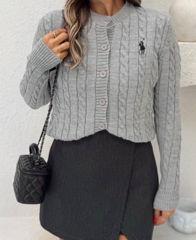 Ralph Lauren Kadın Kazak Hırka - Görsel 4