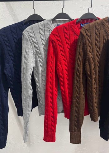 Ralph Lauren Kadın Lacivert Örgü Hırka - Görsel 2