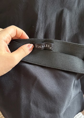 Siyah saten etek - Görsel 2