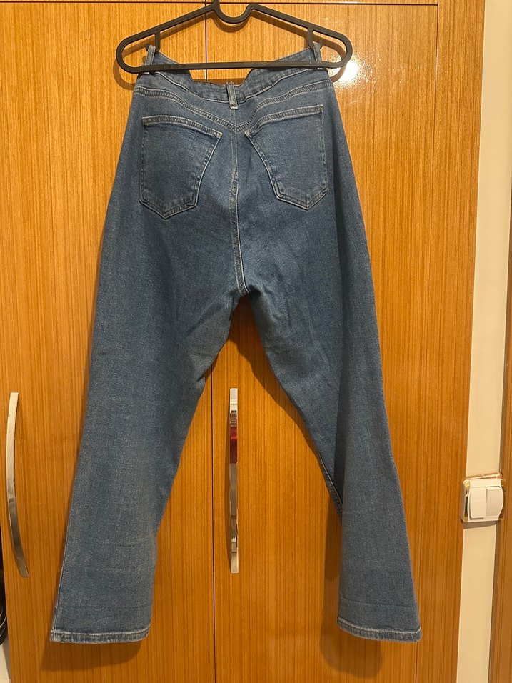 2 adet Kadın Mavi Normal Boy Denim Jean - Görsel 3