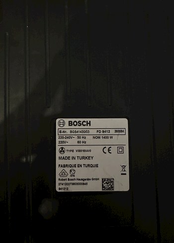 Bosch Toz Torbasız Prosilence Süpürge - Görsel 6