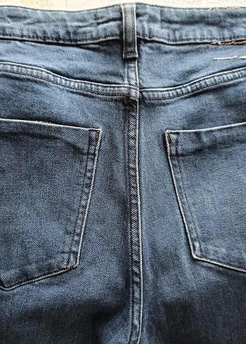 27 Beden lacivert Renk Kadın Lacivert Denim Dar Kesim Jean
