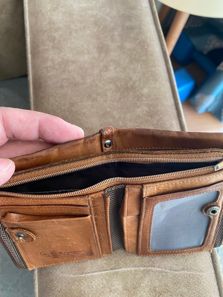 HAKİKİ DANA DERİSİ ÇOK BÖLMELİ CÜZDAN. - Görsel 2