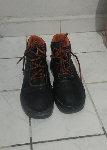 Kahverengi Bağcıklı Erkek Kauçuk Bot - Görsel 2