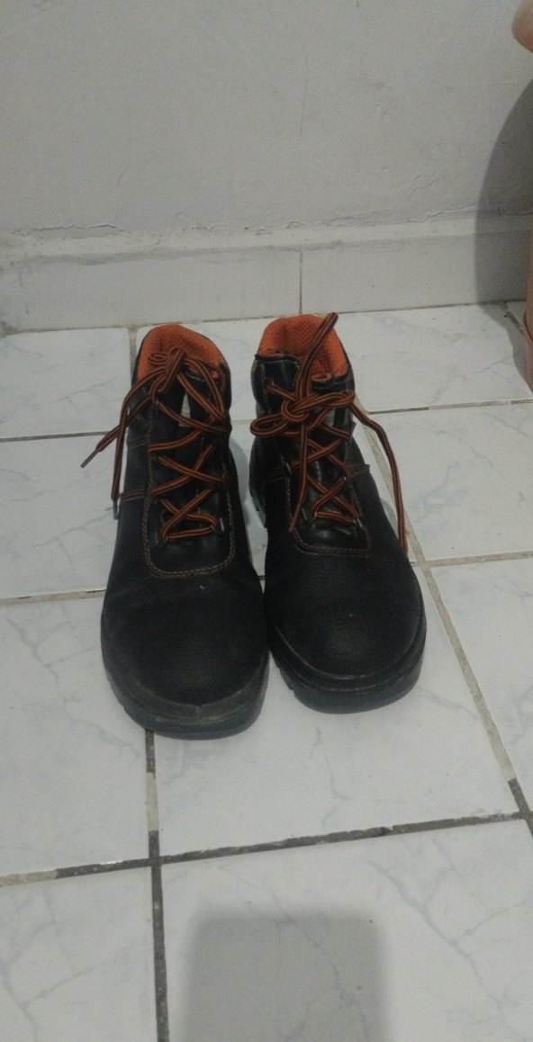 Kahverengi Bağcıklı Erkek Kauçuk Bot - Görsel 2