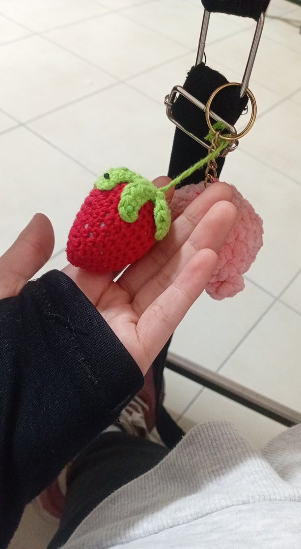 amigurami pinterest  pembe ve çilek anahtarlik pinterest tarzı , - Görsel 2