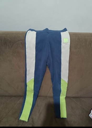 Erkek Çocuk Mavi Dar Kesim Eşofman Altı
