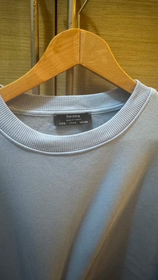 Mavi Kadın Bisiklet Yaka Oversize Zincir Detaylı Sweatshirt - Görsel 3