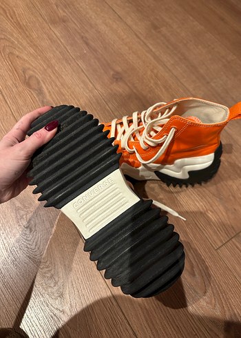 Turuncu Platform Converse Kadın Spor Ayakkabı - Görsel 5