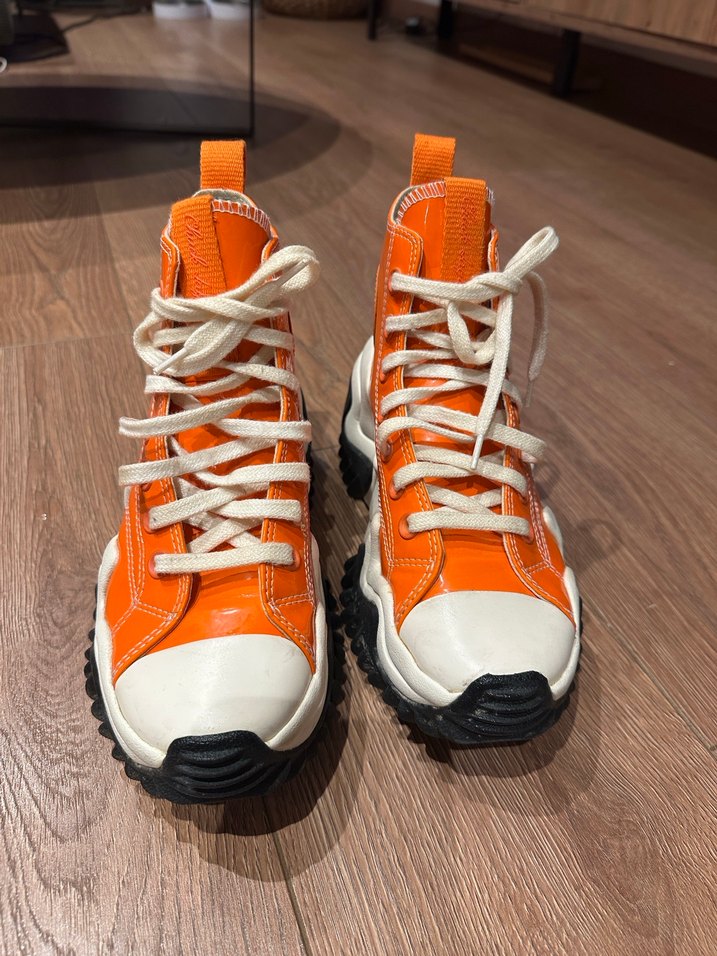 Turuncu Platform Converse Kadın Spor Ayakkabı - Görsel 2