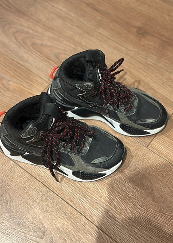 Kadın Siyah-Gri Les Benjamins x Puma Spor Ayakkabı - Görsel 4