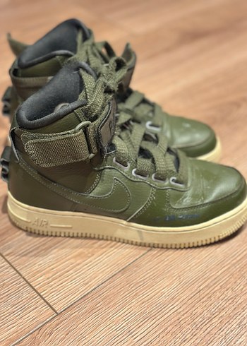 Kadın Haki Nike Air Force 1  Spor Ayakkabı - Görsel 5