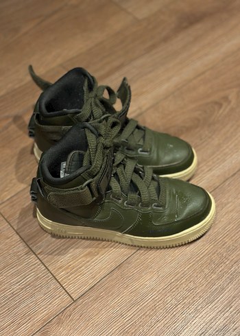 Kadın Haki Nike Air Force 1  Spor Ayakkabı - Görsel 4