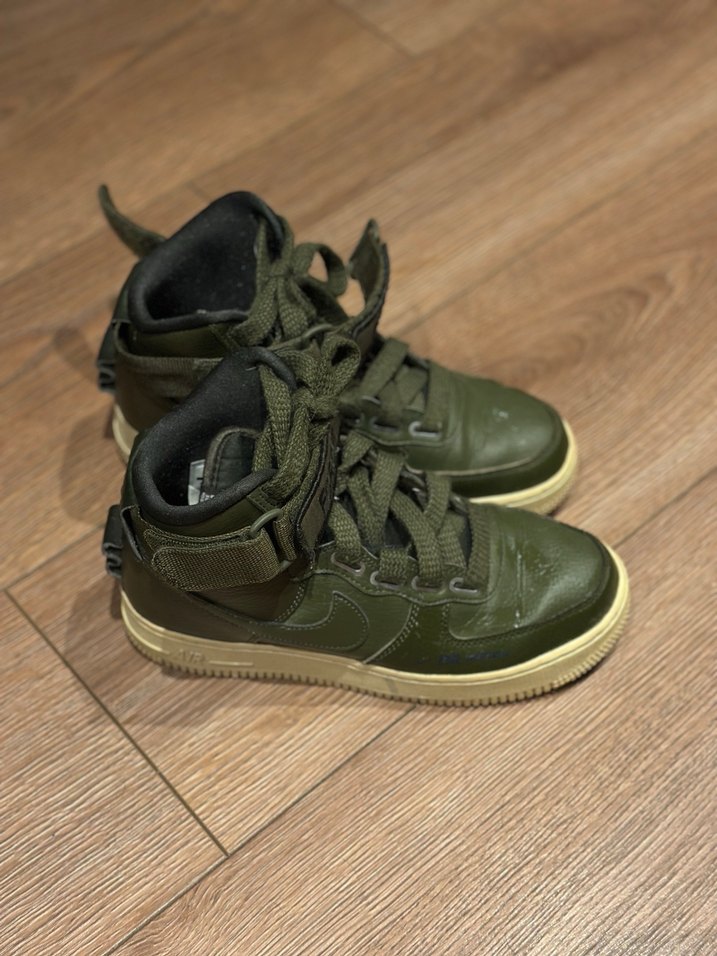 Kadın Haki Nike Air Force 1  Spor Ayakkabı - Görsel 4