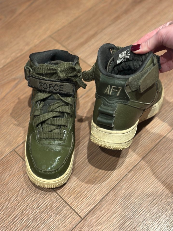 Kadın Haki Nike Air Force 1  Spor Ayakkabı - Görsel 2