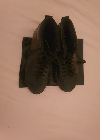 Siyah Erkek Bağcık - Gotik Tarz - Görsel 4