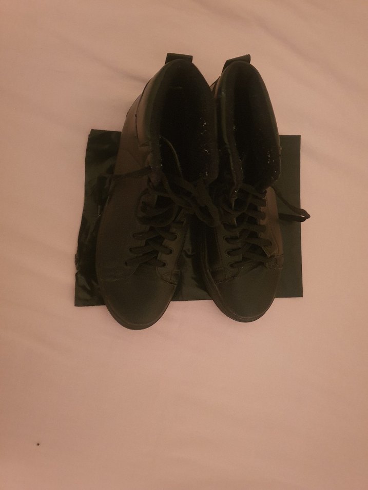 Siyah Erkek Bağcık - Gotik Tarz - Görsel 4