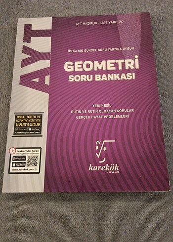 Karekök AYT Geometri Soru Bankası