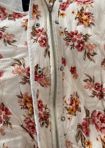 Çiçek Desenli Bohem Kadın Ceket - Görsel 6