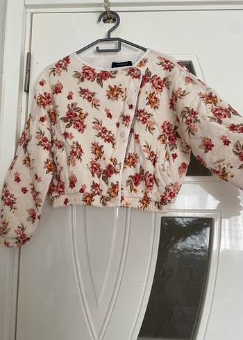 Çiçek Desenli Bohem Kadın Ceket - Görsel 4