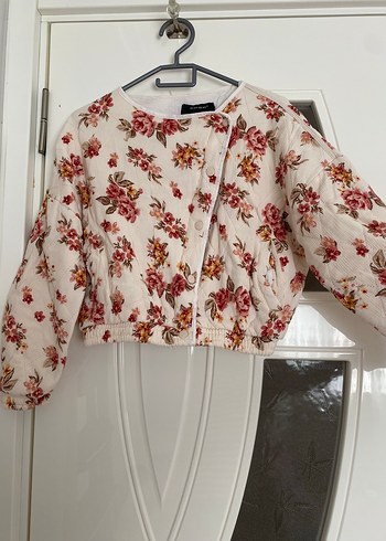 Çiçek Desenli Bohem Kadın Ceket - Görsel 2