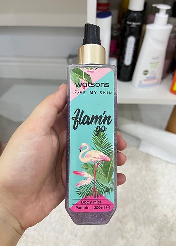 Beden Renk Watsons Flamingo Kadın parıltılı vücut Parfümü 200 ml