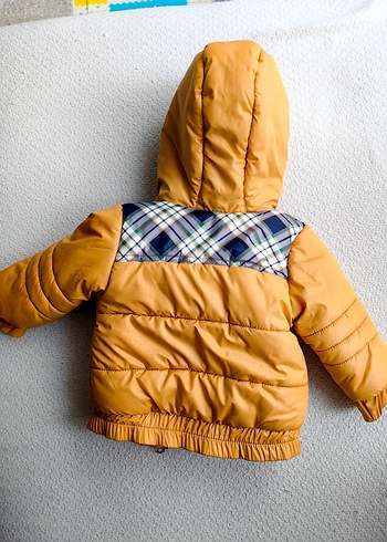 Kürk Detaylı Kahverengi Erkek Çocuk Mont - Görsel 5