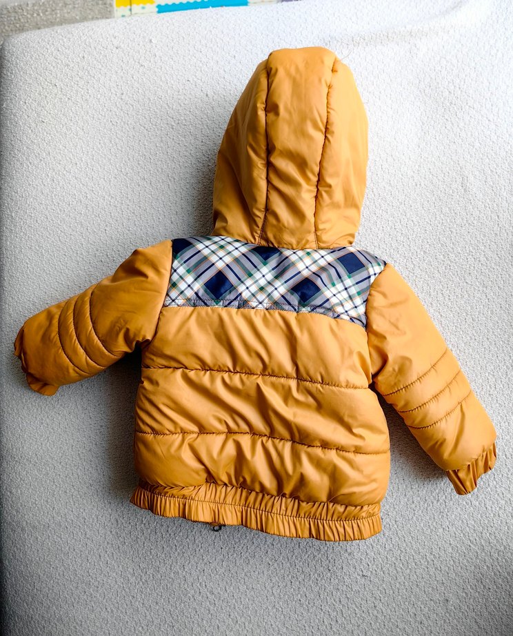 Kürk Detaylı Kahverengi Erkek Çocuk Mont - Görsel 5