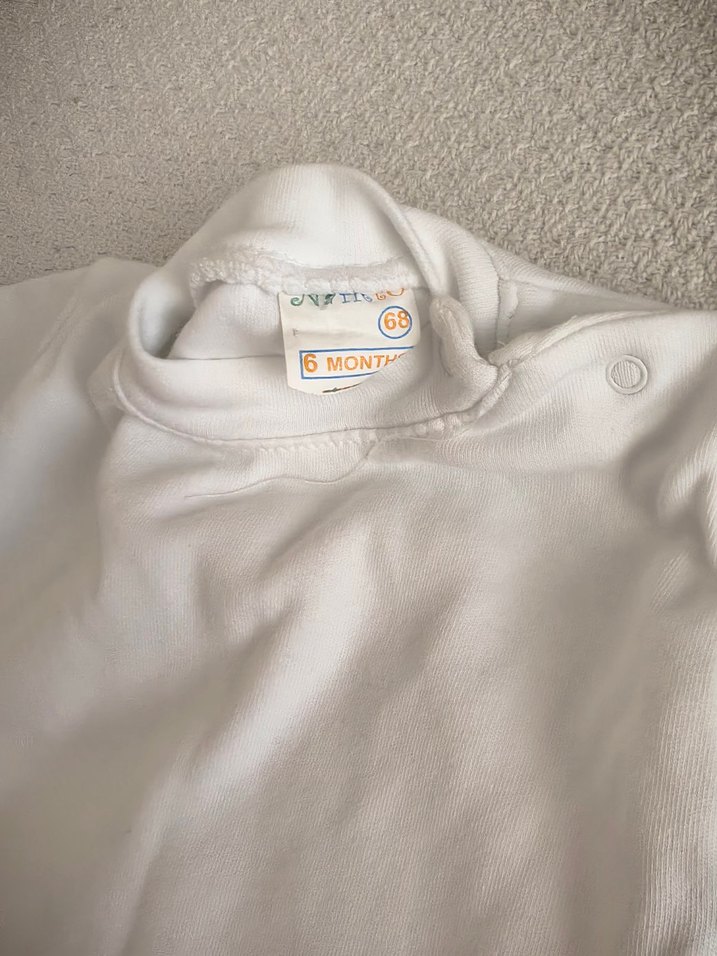 Beyaz Bebek Kısa Kollu tişört - Görsel 2