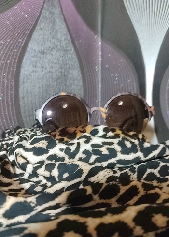 leopar desenli  Kadın Güneş Gözlüğü - Görsel 2