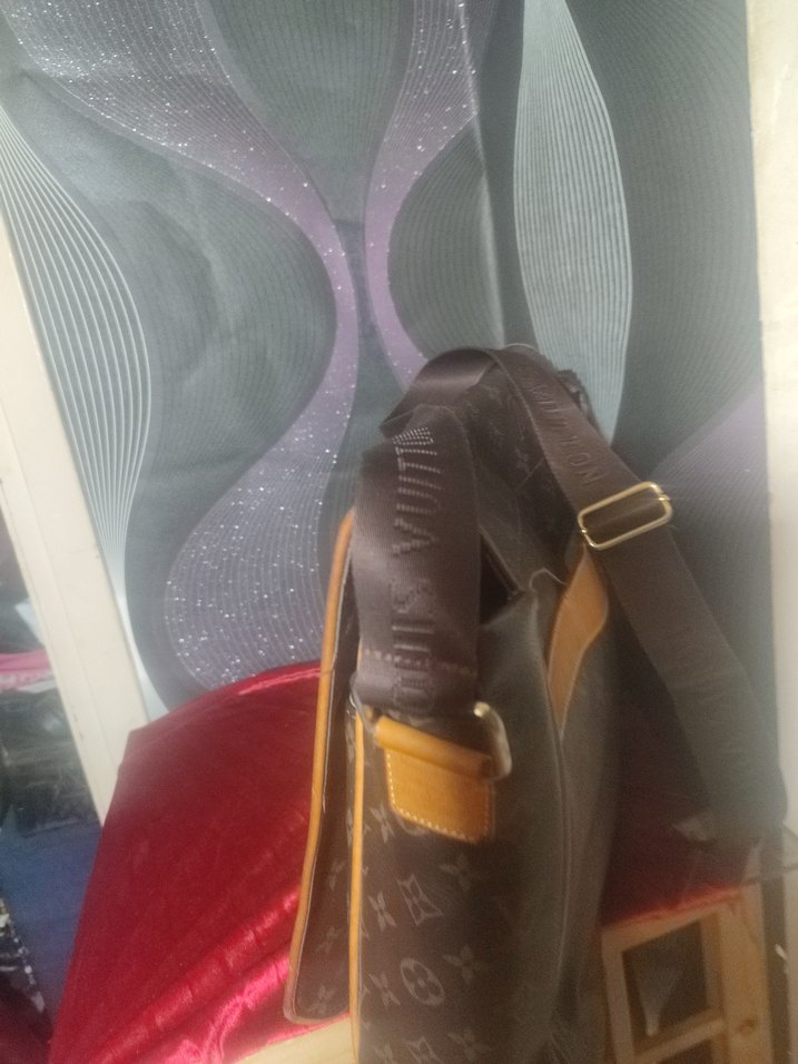 Kahverengi Erkek Modern Klasik canvas Çanta - Görsel 3