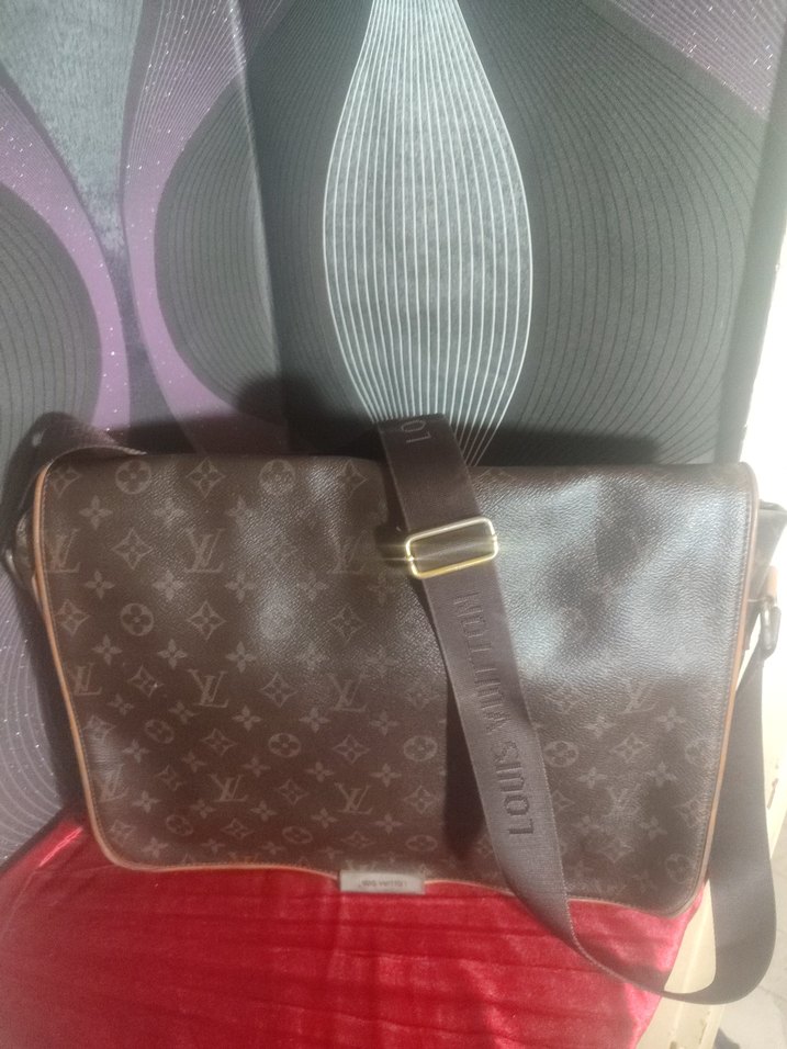 Kahverengi Erkek Modern Klasik canvas Çanta - Görsel 2