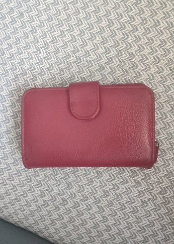 Bordo renkli i Kadın Cüzdanı - Görsel 3