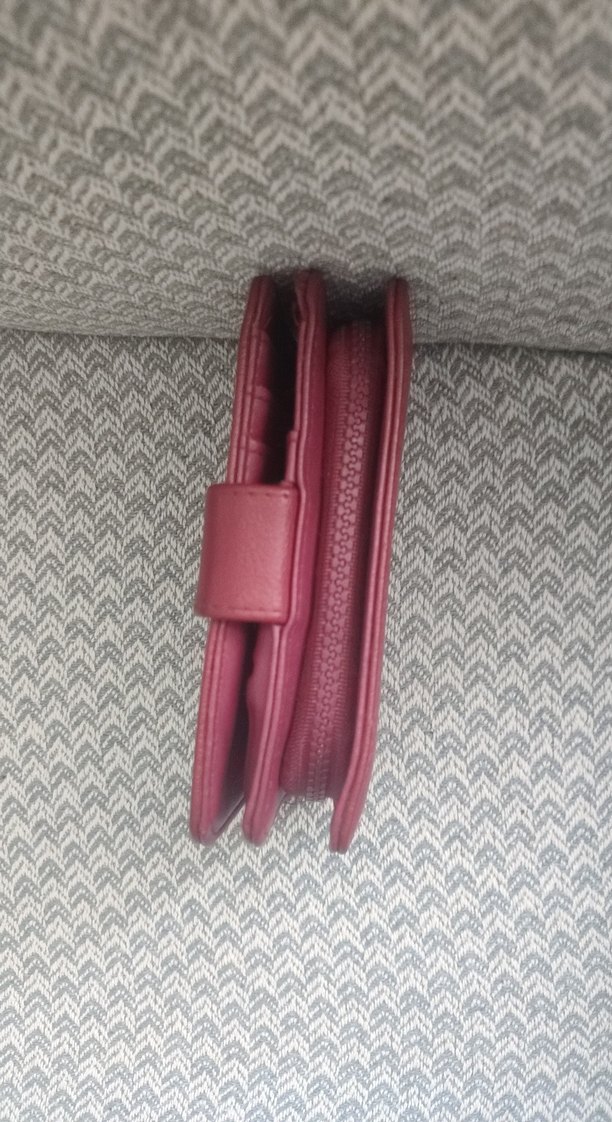 Bordo renkli i Kadın Cüzdanı - Görsel 5