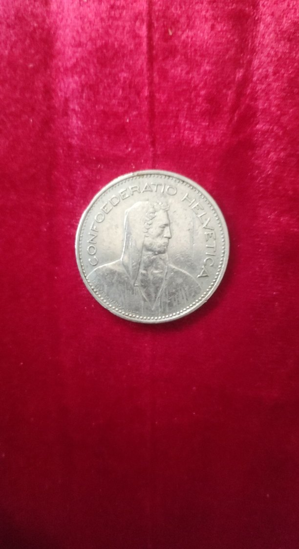 Vintage 1983 5 Frank madeni para - Görsel 2