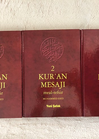 Kur'an Mesajı Meal-Tefsir 3 Cilt Muhammed Esed