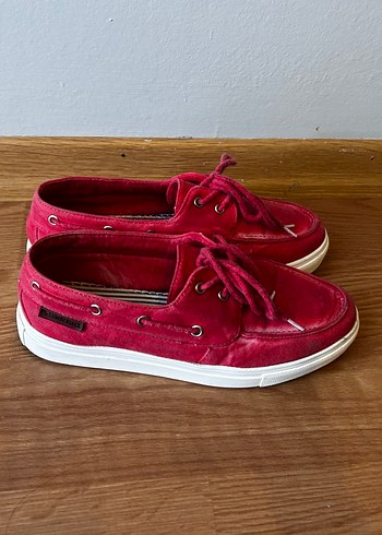 Lumberjack Pembe Süet Bağcıklı Loafer