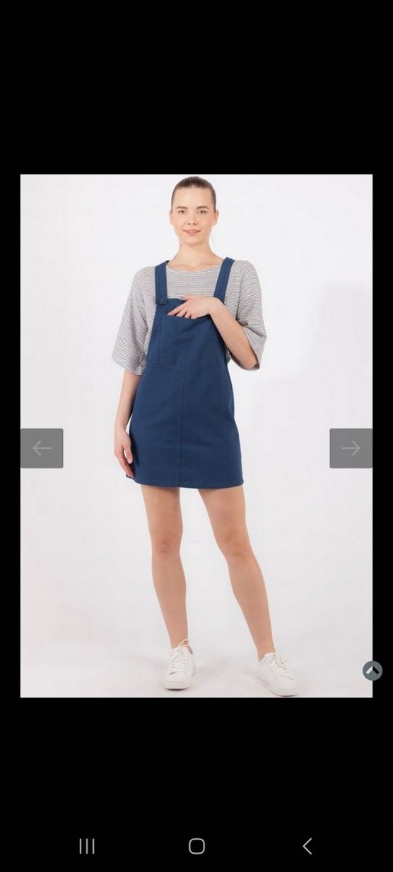 Kadın Kısa Cepli Salopet - Görsel 3