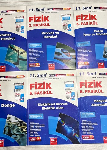 11. Sınıf Çap Fizik Fasikülleri Seti