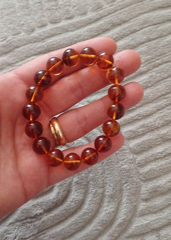 Bohem Tarzı Kahverengi Boncuklu Unisex Bileklik - Görsel 2