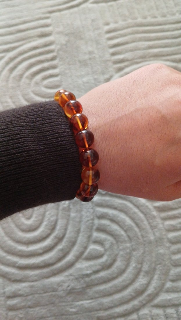 Bohem Tarzı Kahverengi Boncuklu Unisex Bileklik - Görsel 4