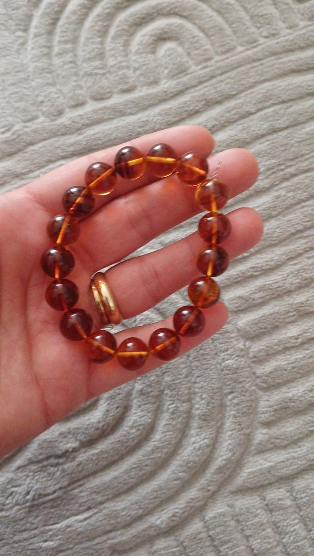 Bohem Tarzı Kahverengi Boncuklu Unisex Bileklik - Görsel 2