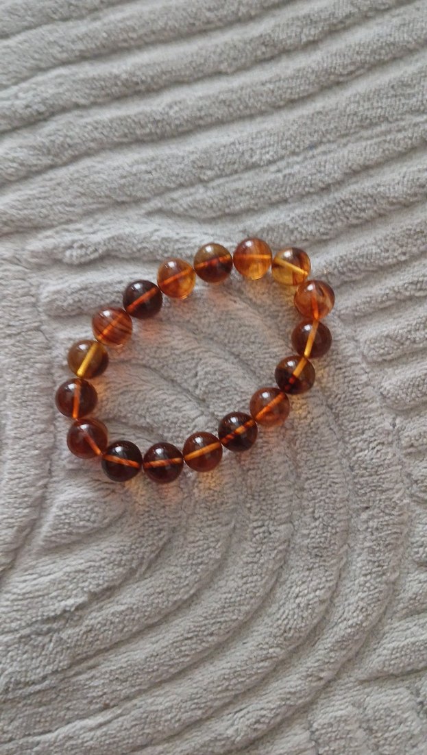 Bohem Tarzı Kahverengi Boncuklu Unisex Bileklik - Görsel 3