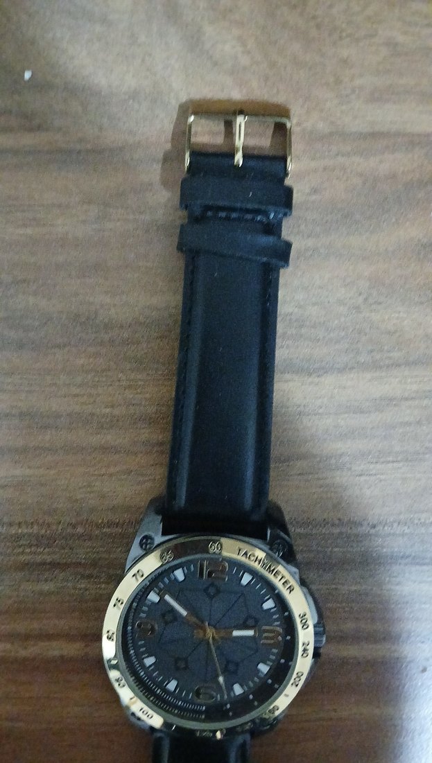 Klasik Siyah Biker Erkek Saati - Görsel 3